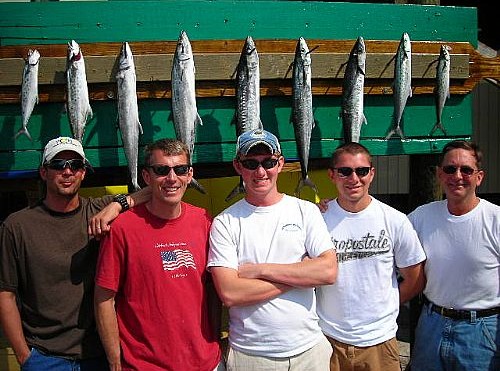 King Mackerel and Spanish were the target species today