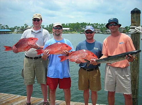 Annual Friends Get Together To Go Fishing in Orange Beach