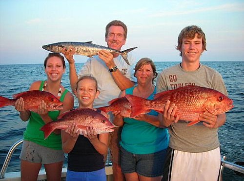 Missouri Family enjoys a laid back day deep sea fishing
