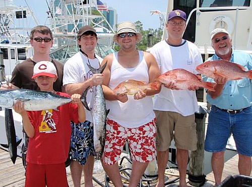 Ridgley Family Fishing Charter In Orange Beach