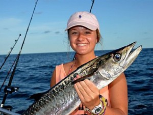 Catching Big Red Snapper  Cobia and King Mackerel while Deep Sea Fishing