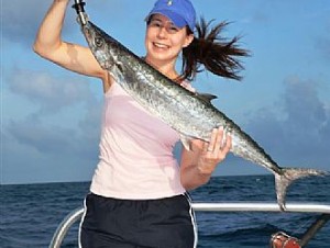 Charter Boat Trolling Fishing Charters in Orange Beach in August 2012