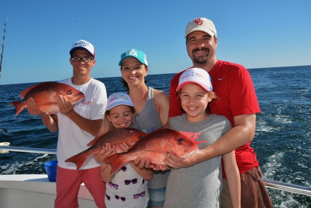 family fishing charters with kids