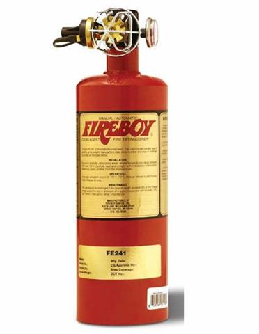 We have 4 inspected commercial fire extinguishers on board our boat.