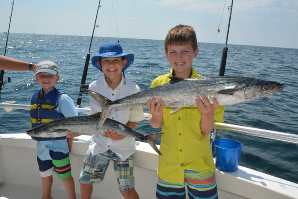 Kingfish are plentiful and offer a fun fight for every angler.