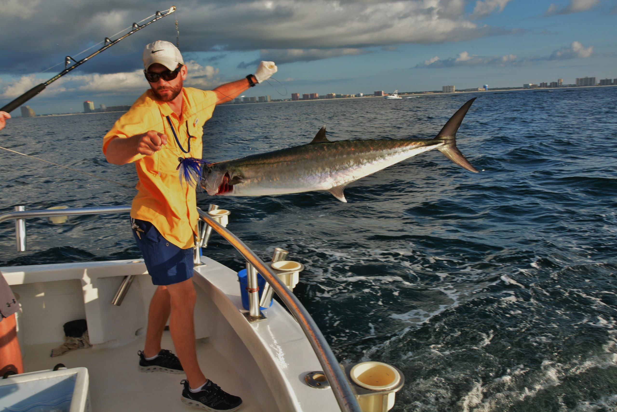 king-mackerel-trolling-fishing-orange-beach - Distraction Charters